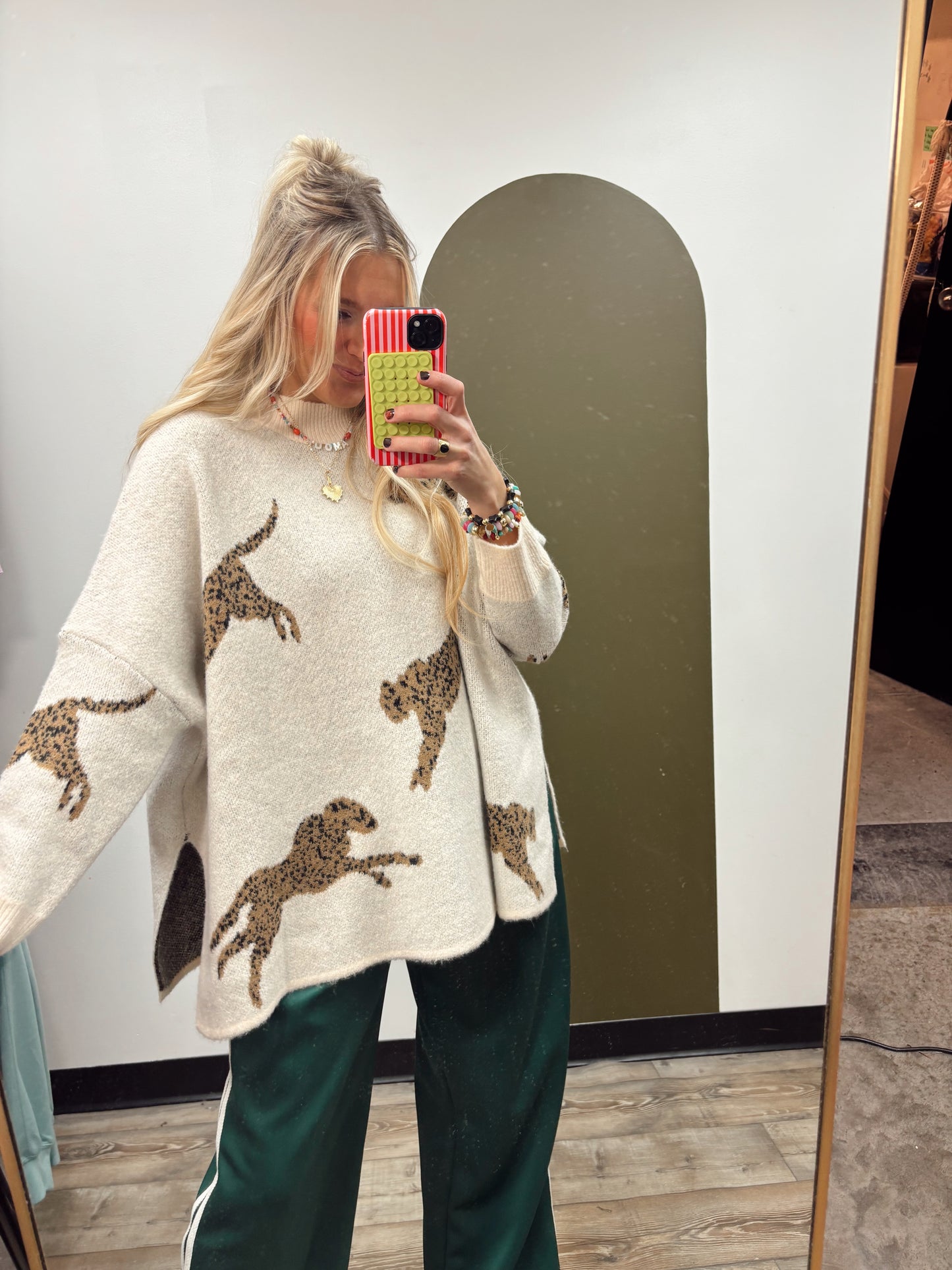 Cheetah Chick Sweater