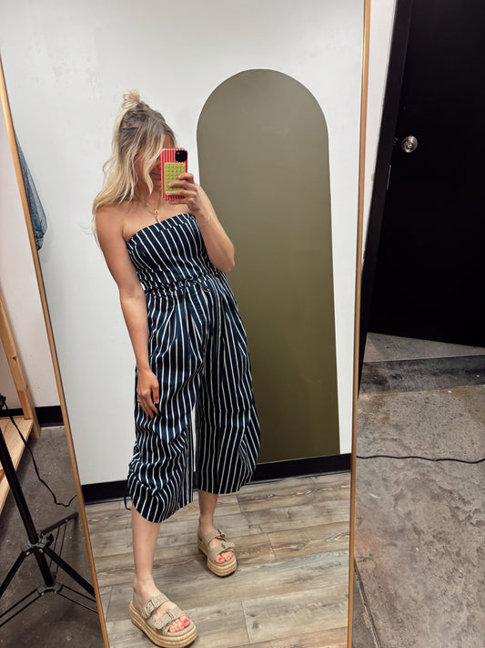Lina Stripe Jumpsuit