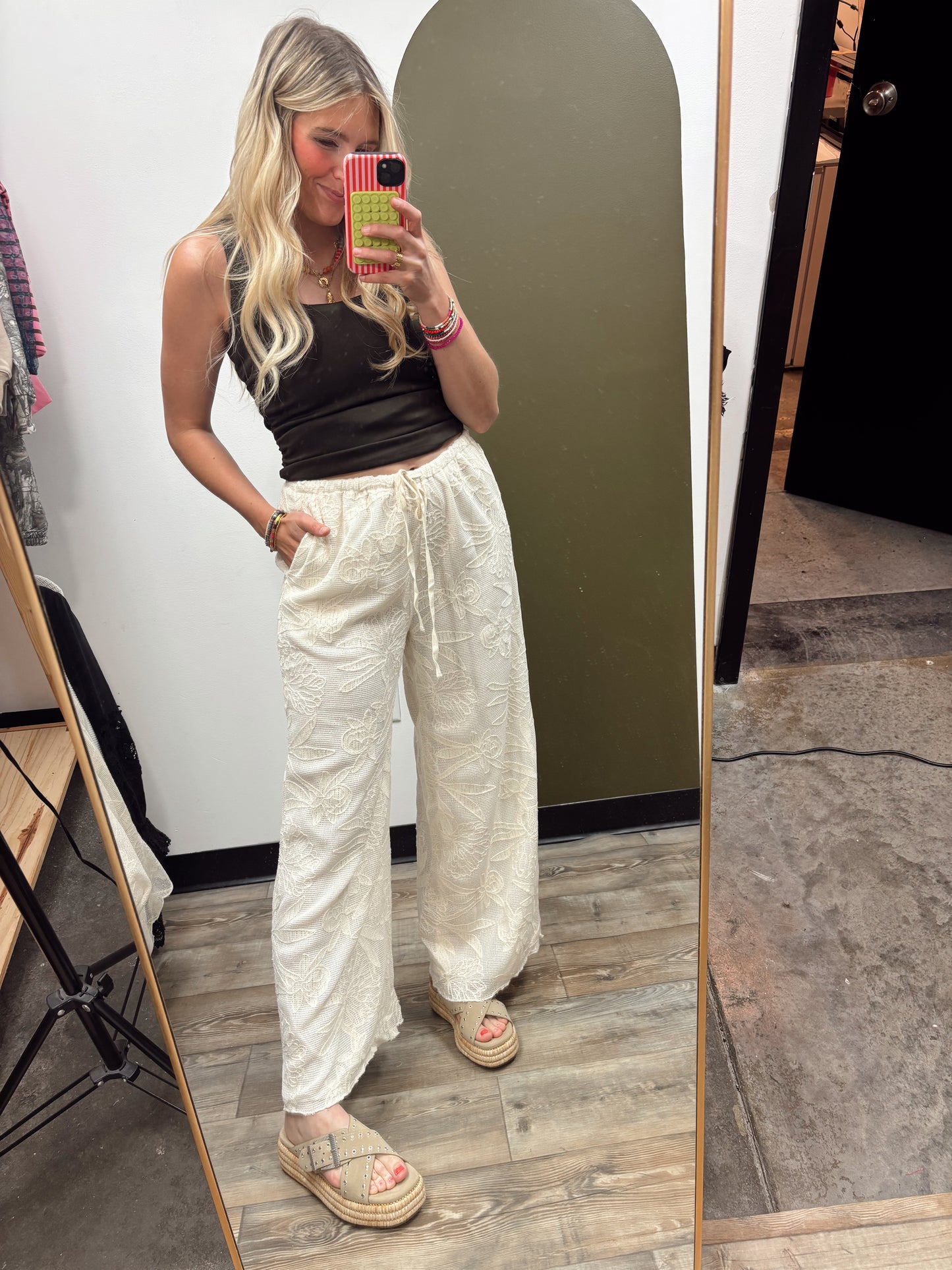 Boca Crochet Pant (Cream)