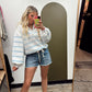 Addison Stripe Pullover (Blue/Grey)