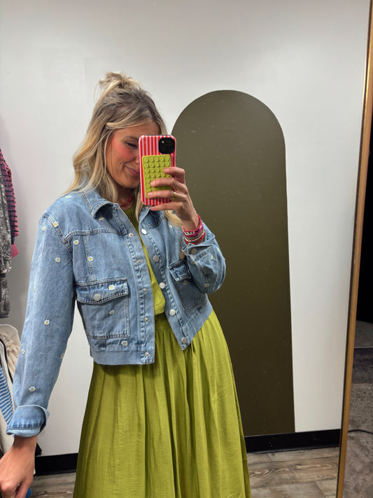 Denim Daisy Jacket