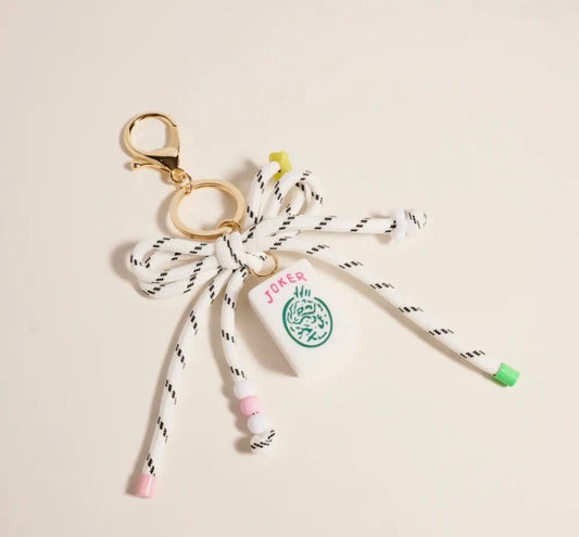 Mahjong Joker Keychain