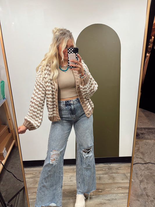 Sutton Contrast Cardigan
