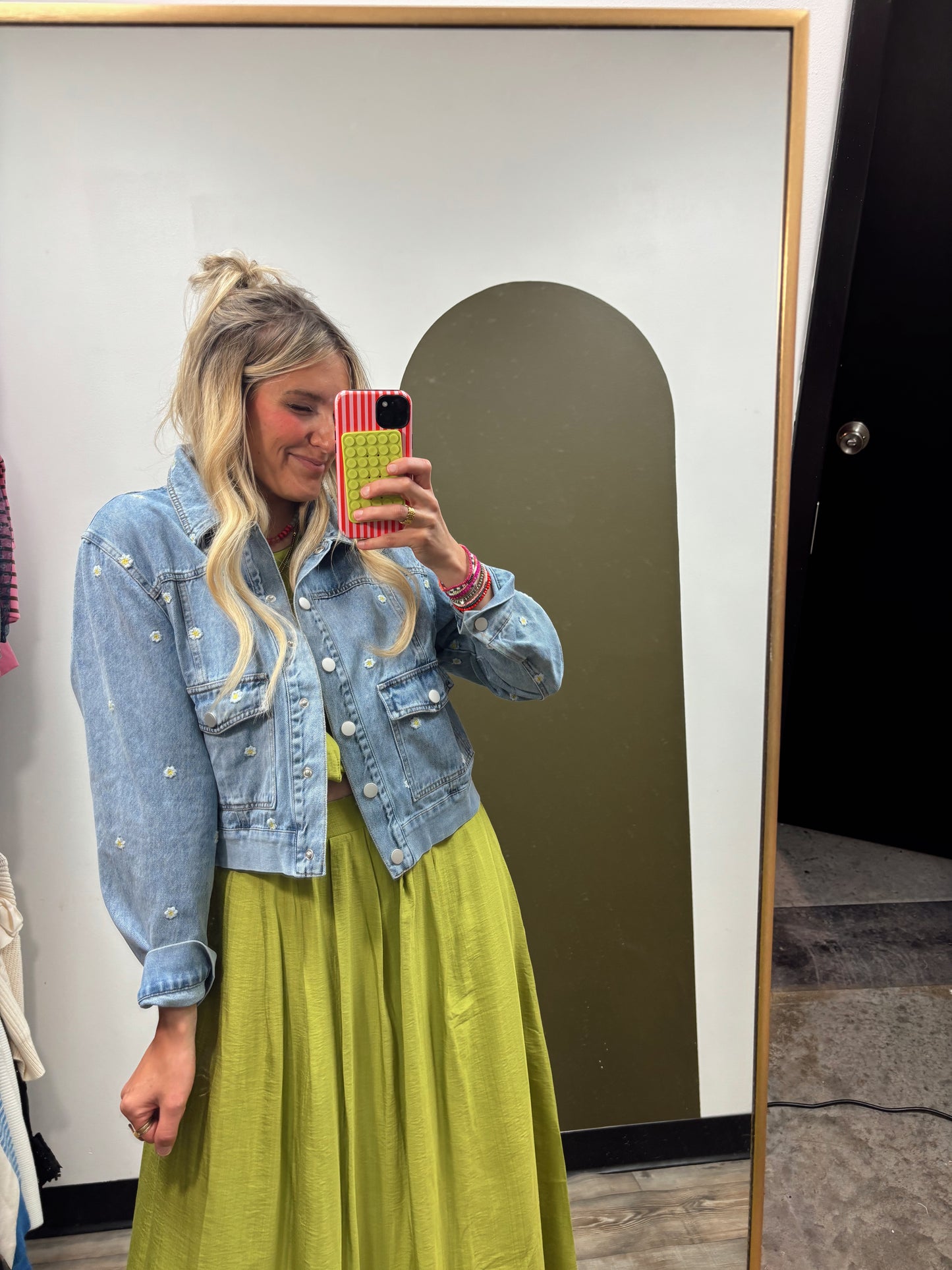 Denim Daisy Jacket