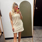 Summer Sun Stripe Dress (Taupe)