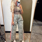 Leopard Sport Striped Pant