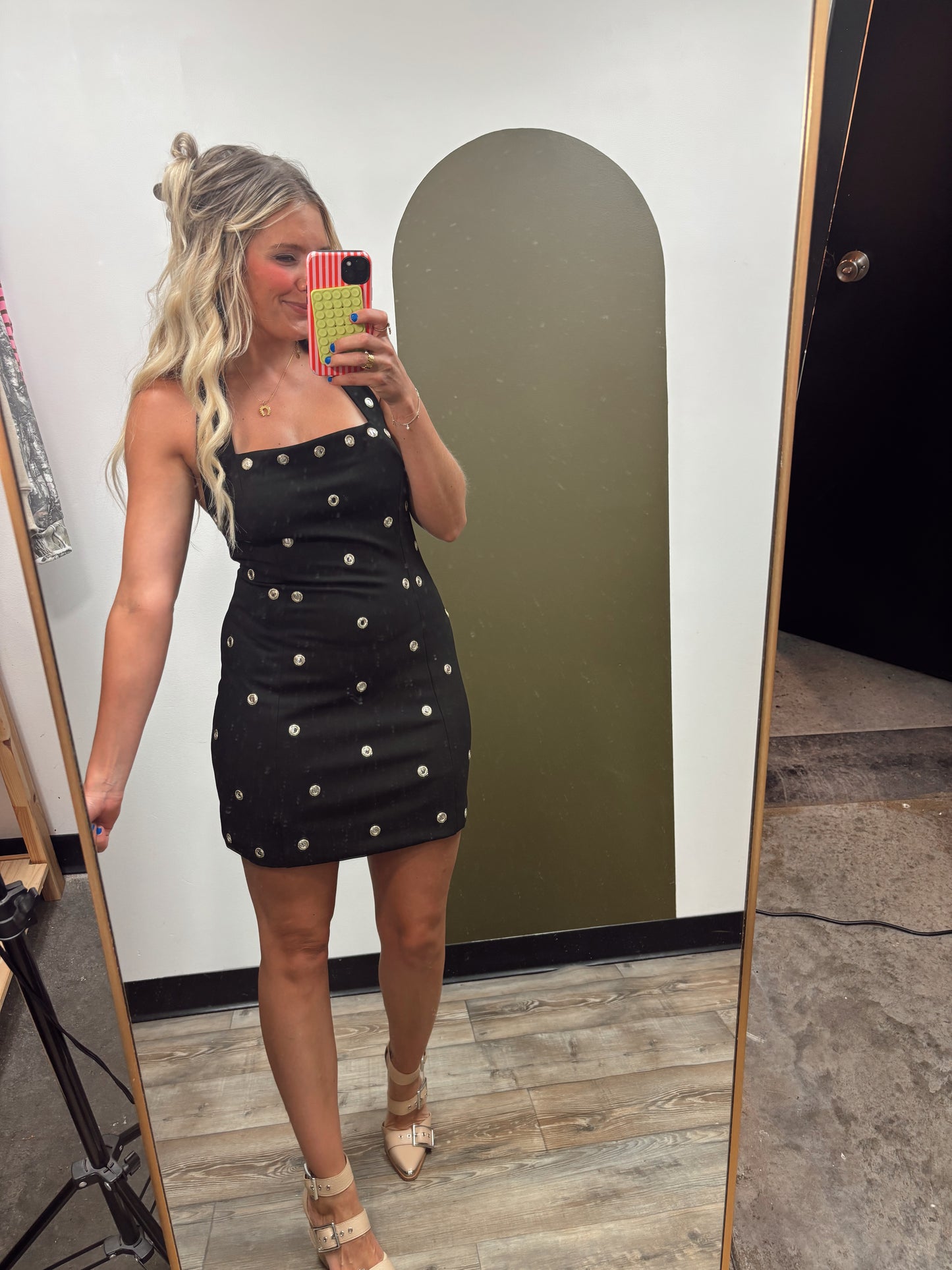 Reflect The Dots Mini Dress