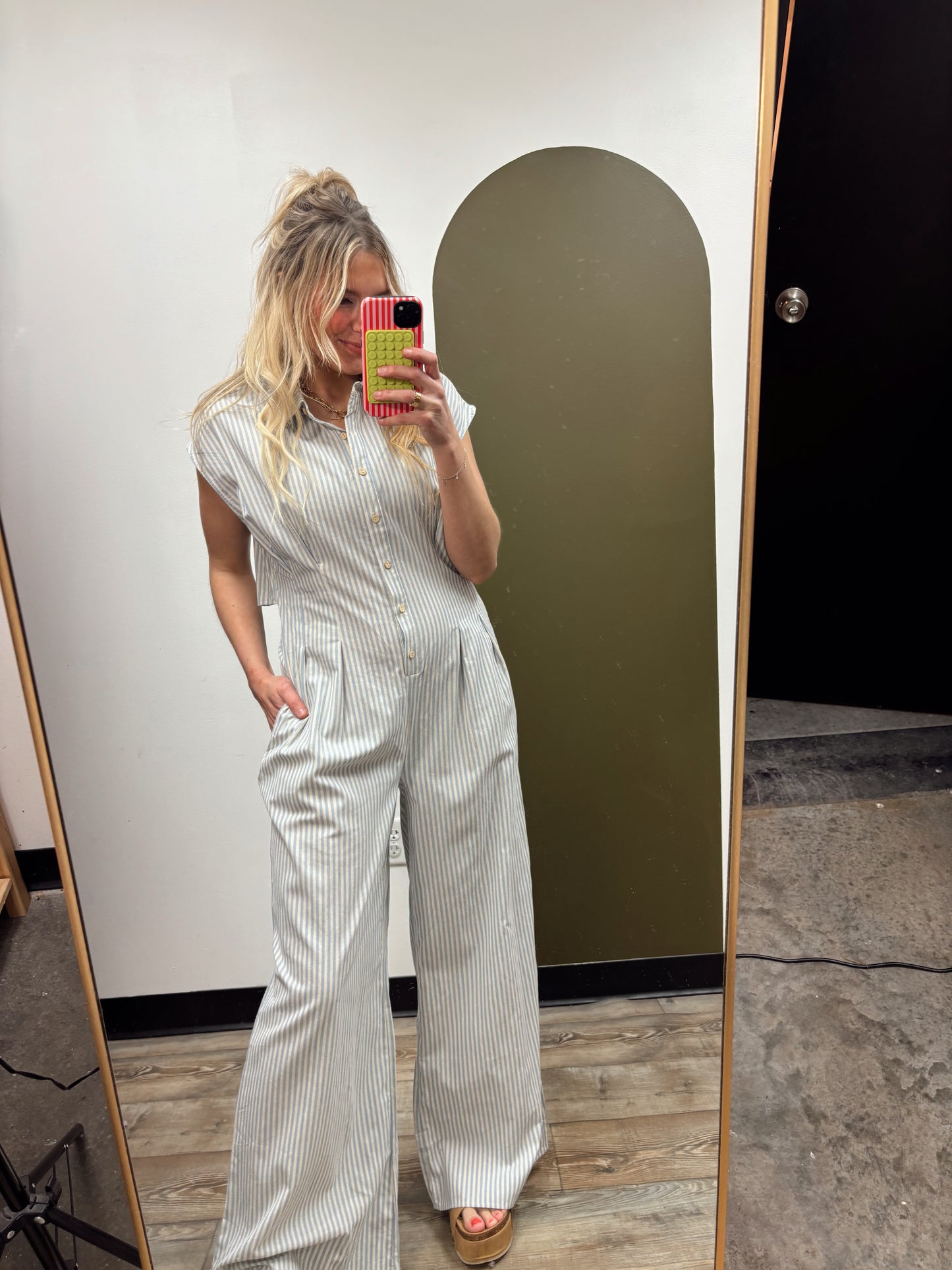 Skylar Stripe Jumpsuit