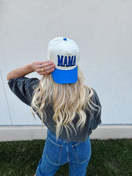 Mama Puff Trucker (Blue)