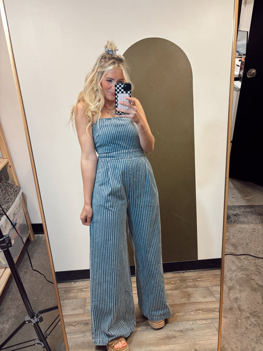 Brea Stripe Jumpsuit
