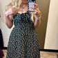 Jess Floral Maxi Dress (Black)
