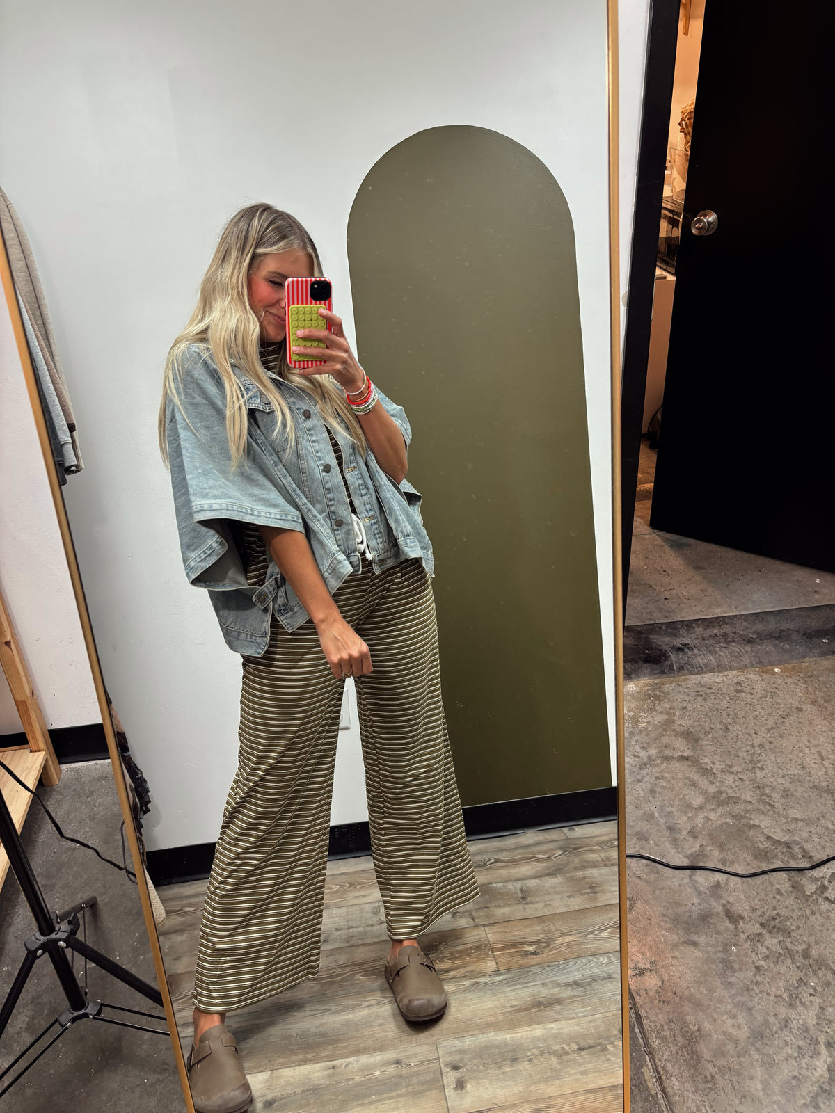 Colleen Cape Denim Jacket