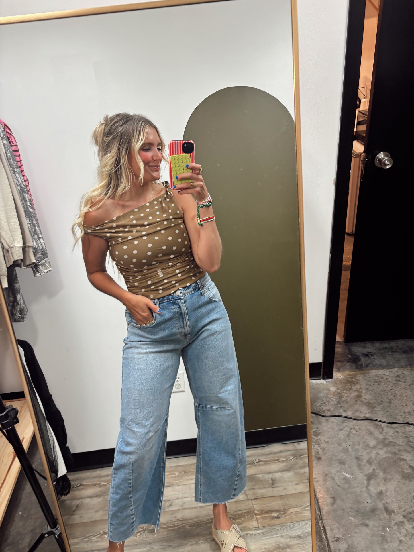 Dont Get It Twisted Polka Dot Top