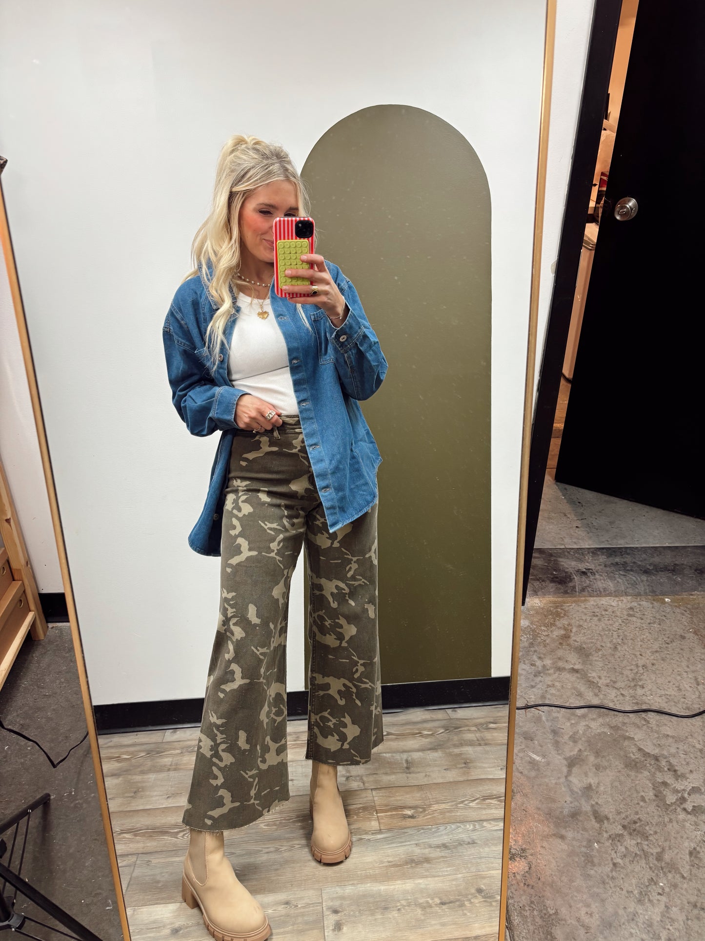 Francesca Denim Shacket