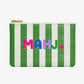 Mahjong Stripe Pouch