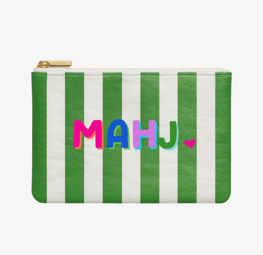 Mahjong Stripe Pouch