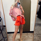 Mile Long Tie Short (Red)