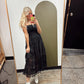Vineyard Eyelet Dress (Black)