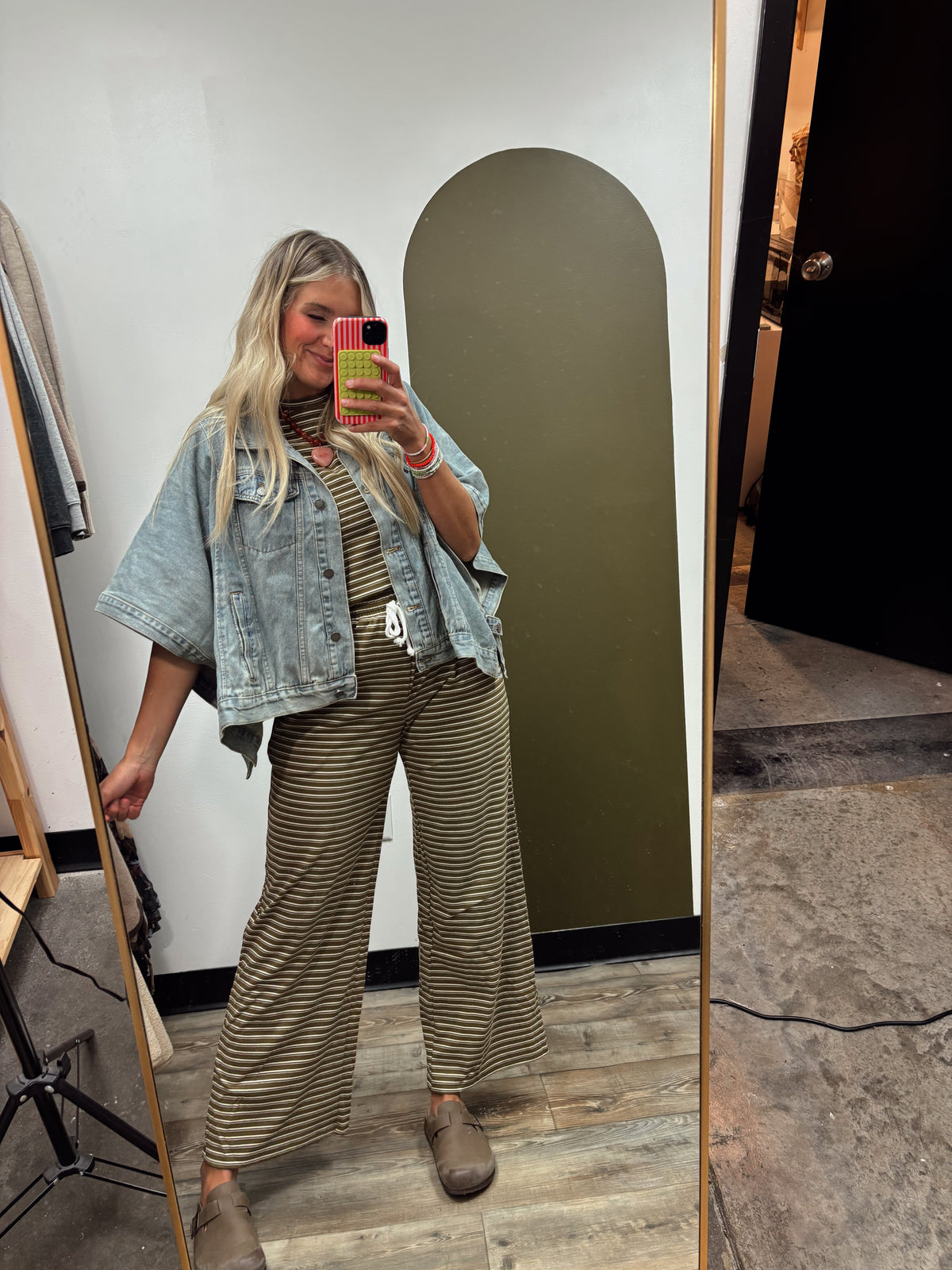 Colleen Cape Denim Jacket