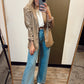 Direct Report Leather Blazer