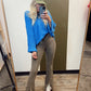 Split Flare Legging (Cocoa)