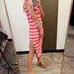 Candy Stripe Knit Dress