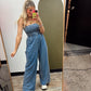 Free To Be Jumpsuit (Denim)
