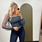 Zoey Smocked Top (Navy)