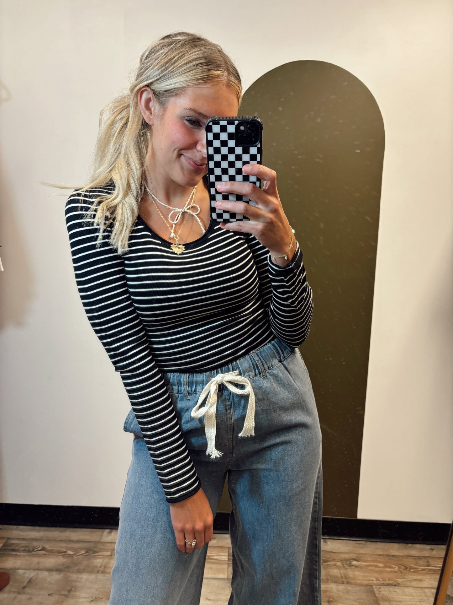 Tori Striped Top