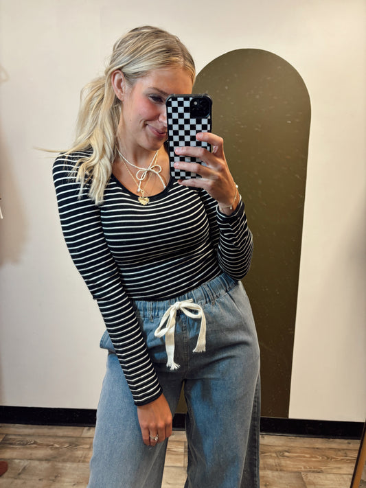 Tori Striped Top