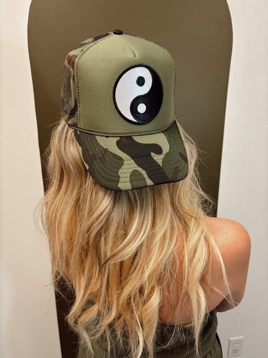 Yin Yang Trucker Hat