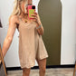 Weekend In Sneakers Dress (Taupe)