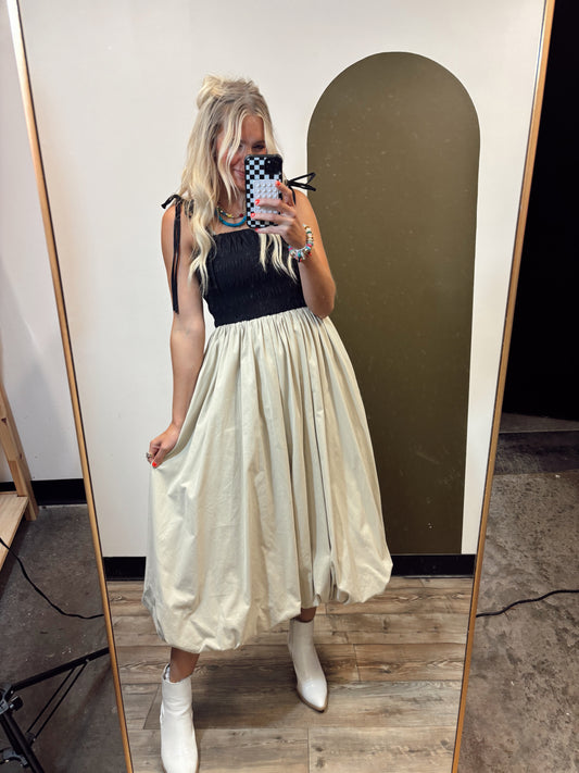 Remi Bubble Midi Dress