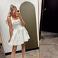 Bid Day Halter Dress (White)