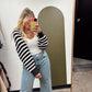 Coastal Cutie Shrug (Black/White)