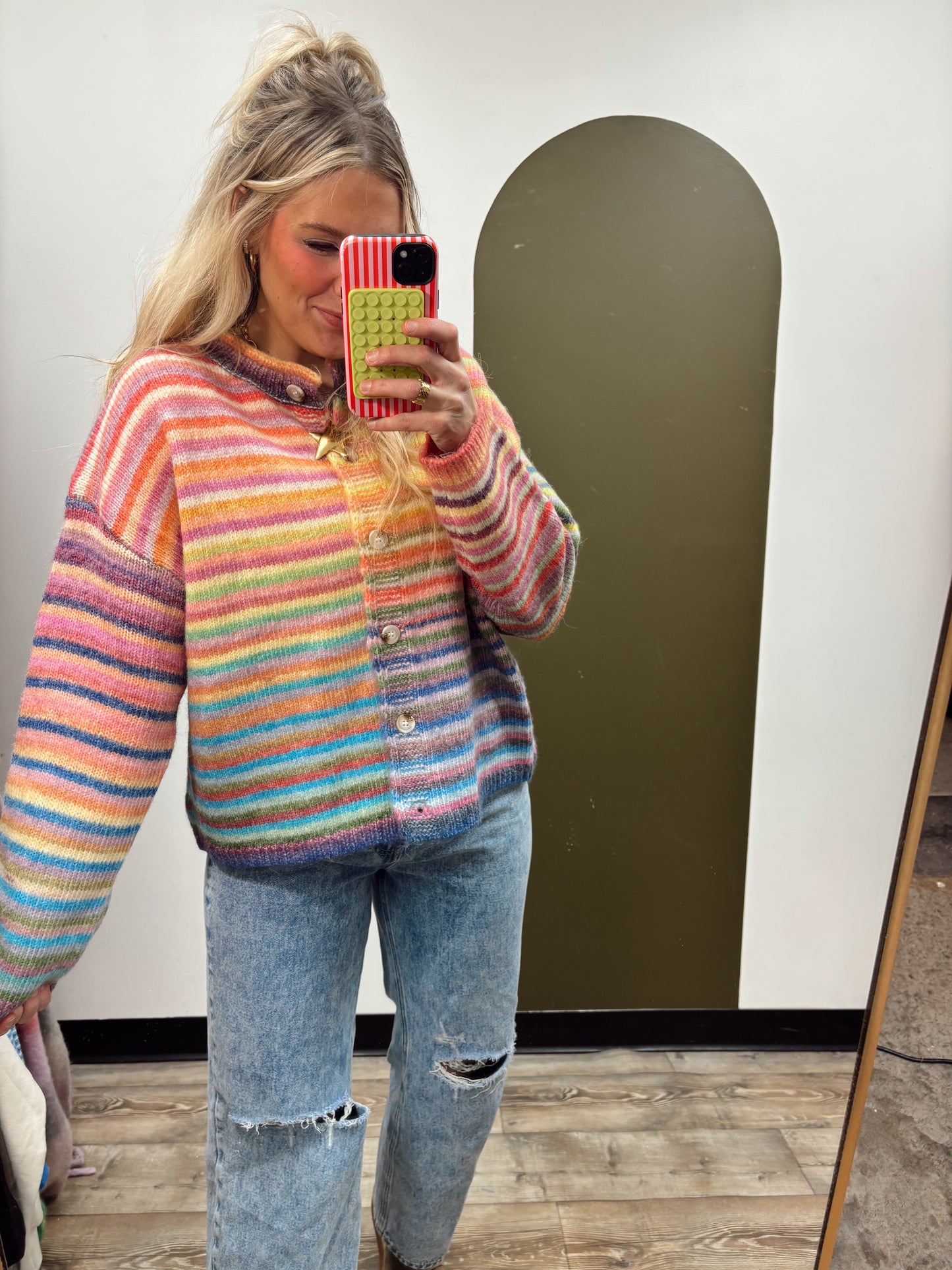 Rainbow Sky Cardigan