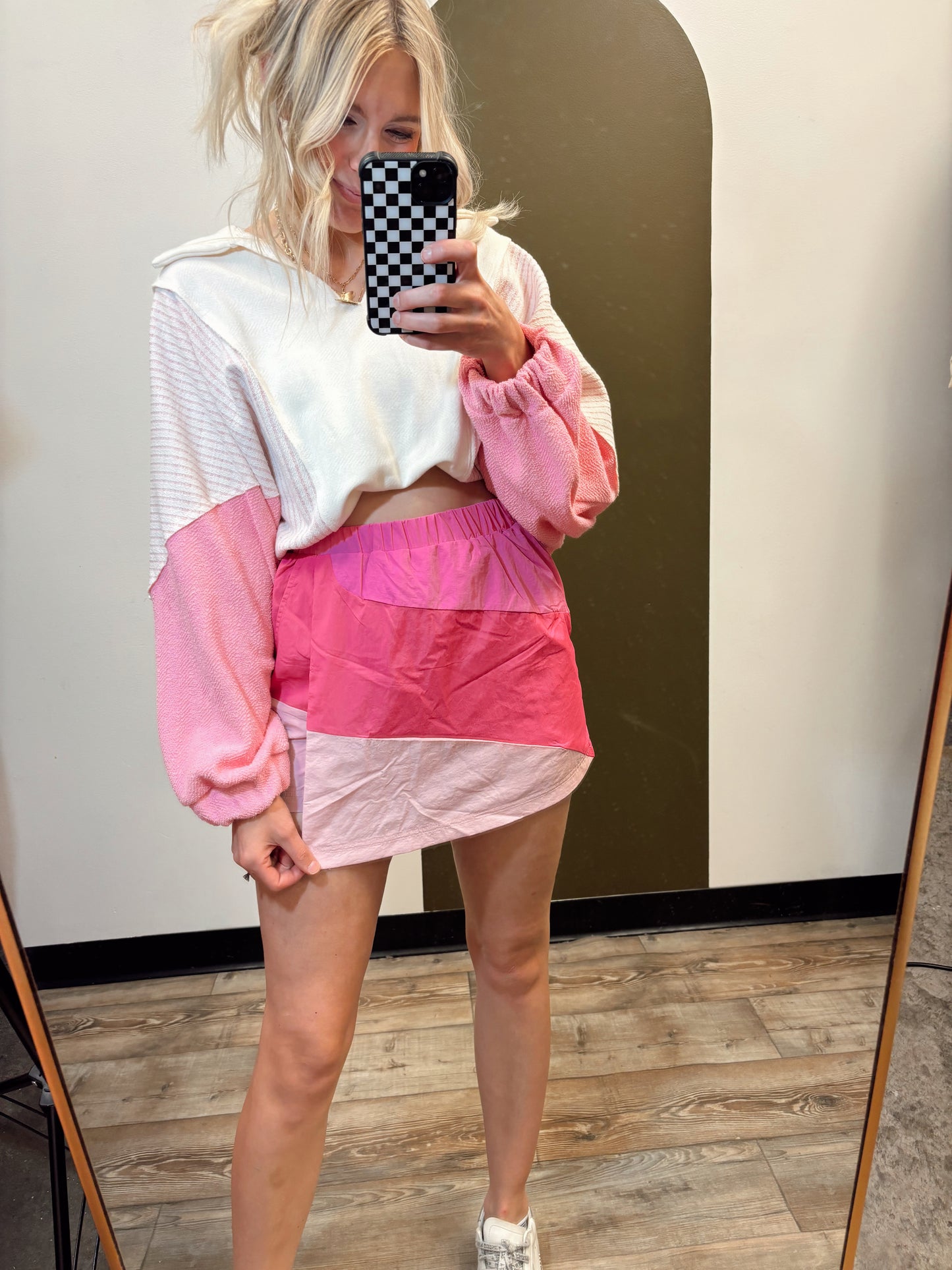 Pickleball Court Skort (Pink)
