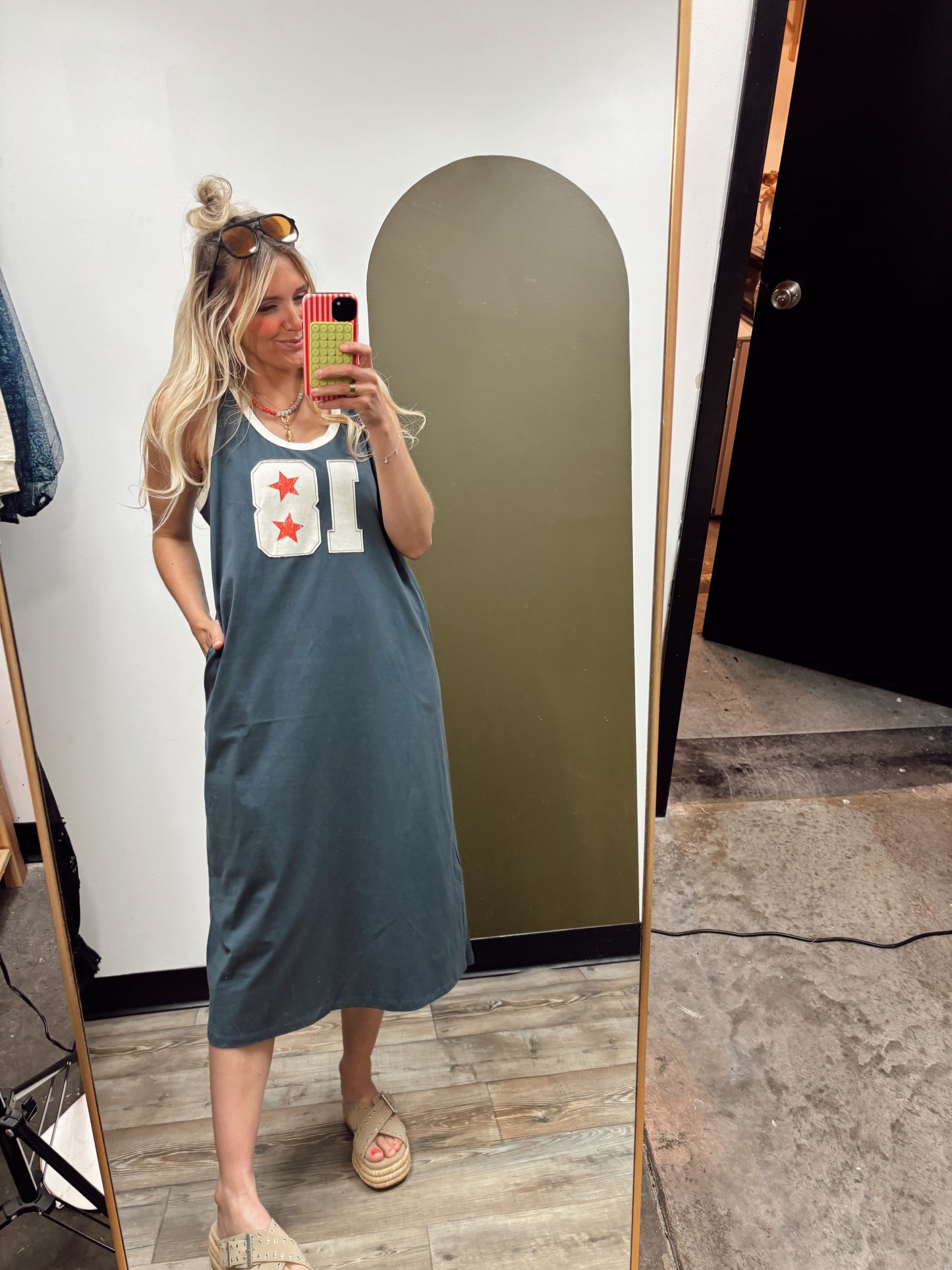 Courtside Seats Maxi Dress