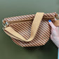 Diagonal Weave Westlyn bag (Tan/Brown)