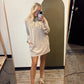 Open Gym Sweat Dress (Taupe)