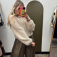Johanna Pullover Sweater (Khaki)