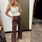 Autumn Drawstring Pant (Brown)