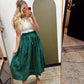 Keaton Stripe Skirt (Green)