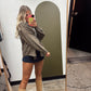 Serenity Leopard Button Top