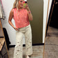 Sherbert Stripe Tank (Punch/Coral)