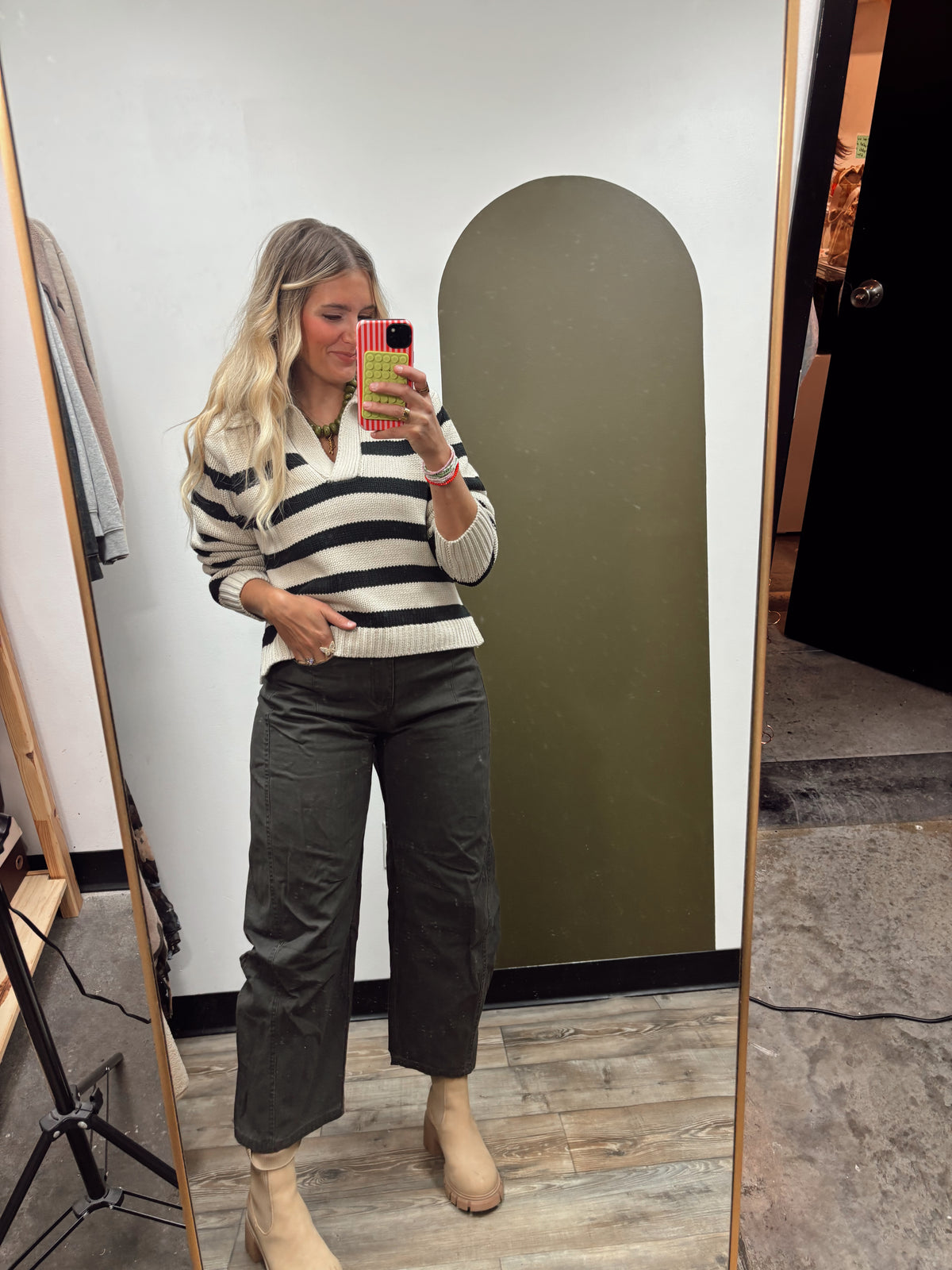 Charcoal Barrel Pant