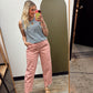 All American Gingham Pant (Red)