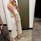 On The Road Again Set (Oatmeal Stripe)