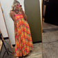 Madras Plaid Maxi Dress