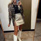 Vera Vegan Skirt (Bone)